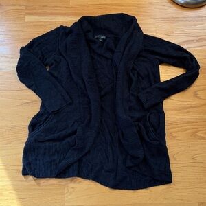 Barefoot Dreams Cozy Chic Lite Circle Cardigan black size XL style 423